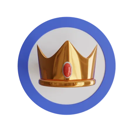 Insignia de la corona  3D Icon