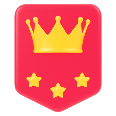 Insignia de la corona  3D Icon