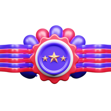 Insignia de estados unidos  3D Icon