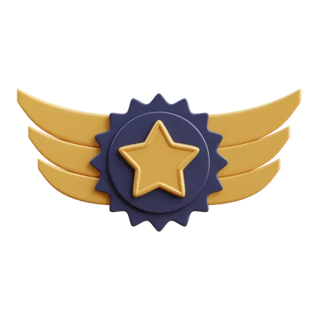 Insignia de estrella  3D Icon