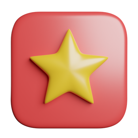 Insignia de estrella de campeón  3D Icon
