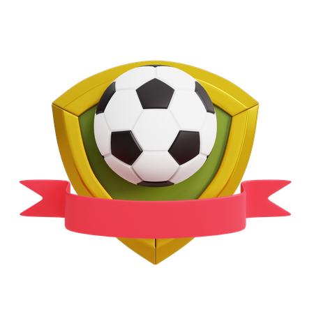 Insignia de fútbol  3D Icon