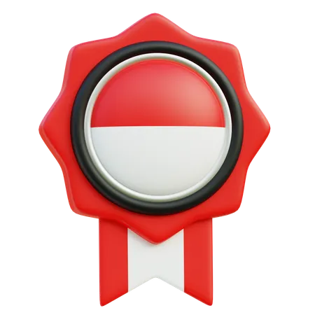 Insignia de indonesia  3D Icon