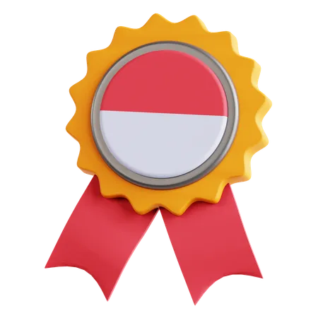 Insignia de indonesia  3D Icon