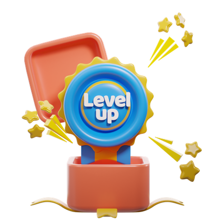 Insignia de logro sorpresa  3D Icon
