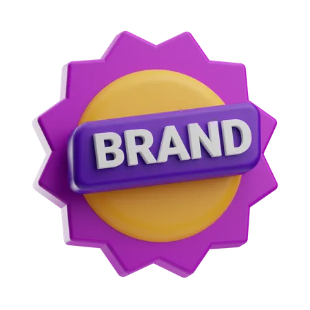Insignia de marca  3D Icon