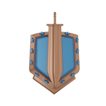 Insignia de nivel de bronce  3D Icon