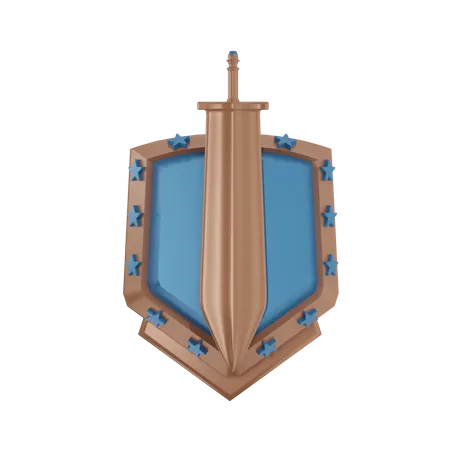 Insignia de nivel de bronce  3D Icon