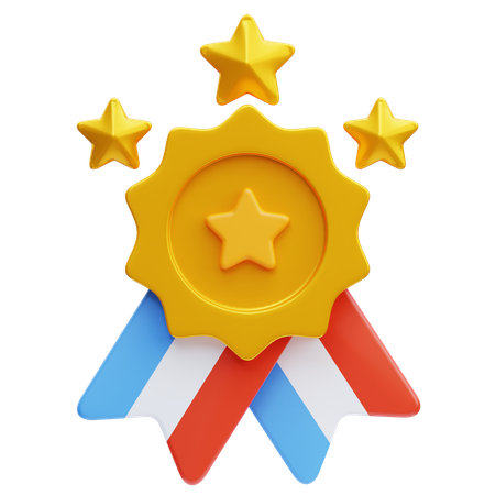 Insignia de premio  3D Icon