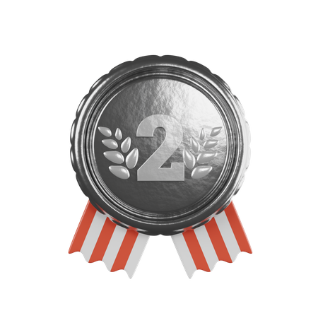 Insignia de segundo rango  3D Icon