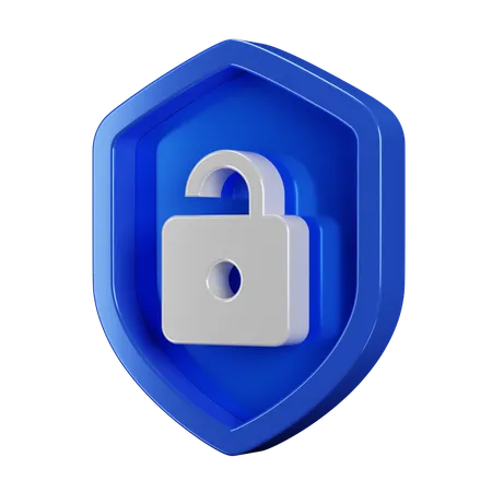 Desbloqueo de insignia de seguridad  3D Icon