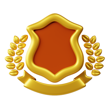 Insignia de valor  3D Icon