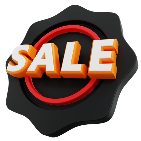 Insignia de venta  3D Icon