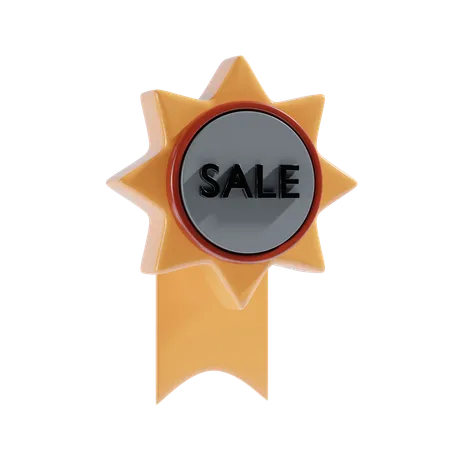 Insignia de venta  3D Illustration