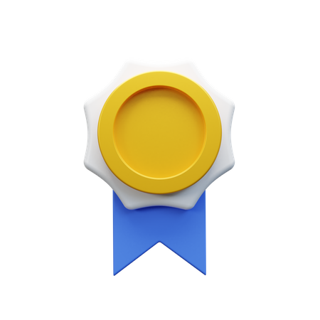 Insignia de oro  3D Icon