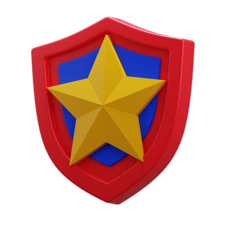 Insignia de estrella  3D Icon