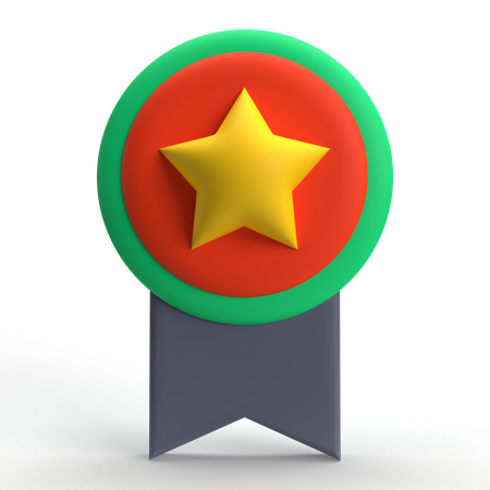 Insignia de estrella  3D Icon