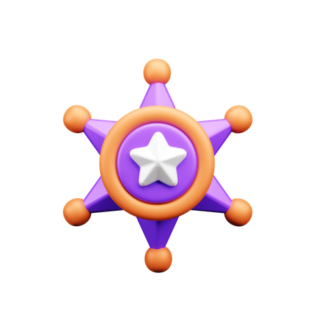 Insignia de estrella  3D Icon