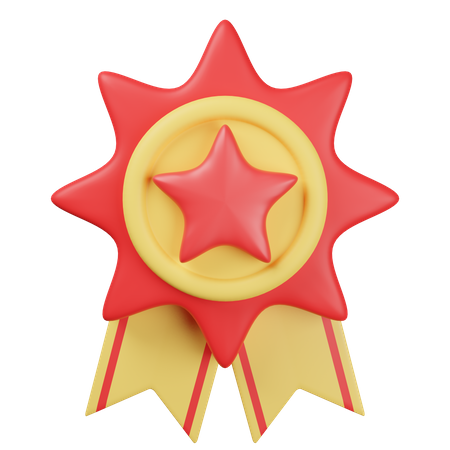 Insignia de estrella  3D Illustration