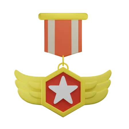 Insignia de estrella  3D Icon