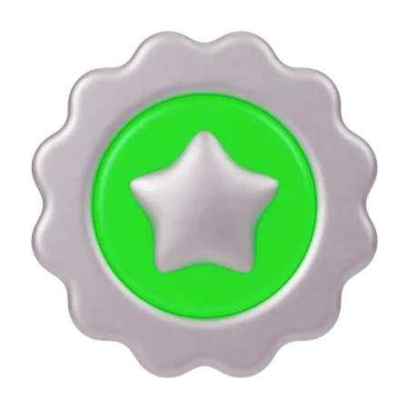 Insignia de estrella  3D Icon