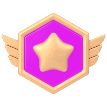 Insignia de estrella  3D Icon