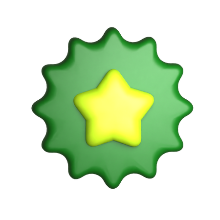 Insignia de estrella  3D Icon