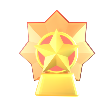 Insignia de estrella  3D Icon