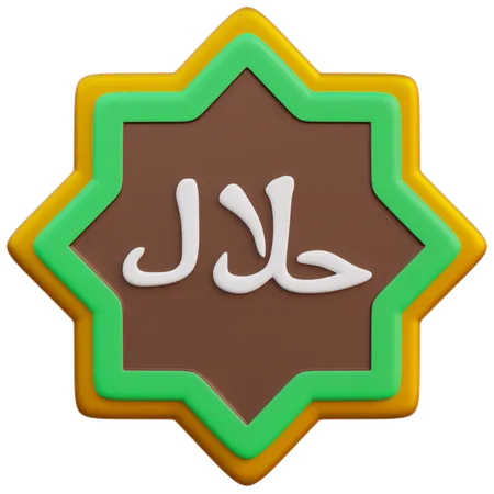 Insignia halal  3D Icon