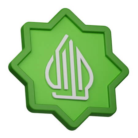 Insignia halal  3D Icon