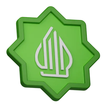 Insignia halal  3D Icon