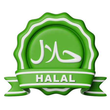 Insignia halal  3D Icon