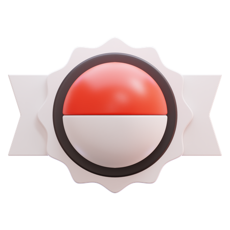 Insignia de indonesia  3D Icon