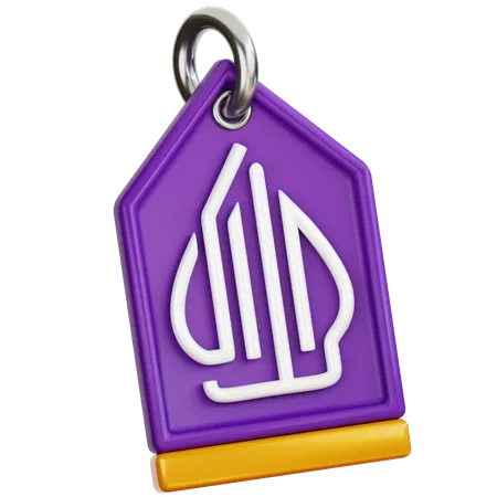 Insignia del logotipo halal  3D Icon