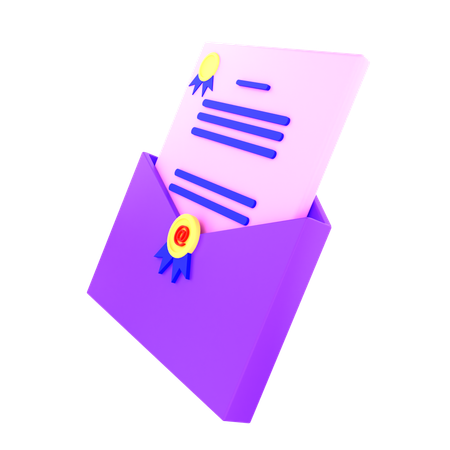 Correo de insignia  3D Icon