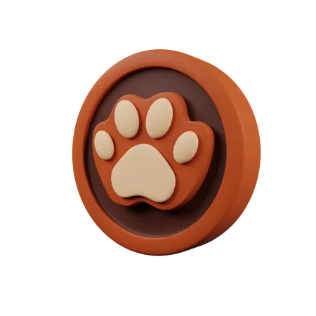 Insignia de mascota  3D Icon