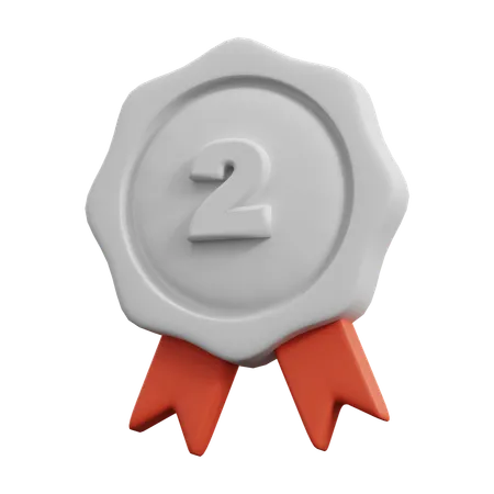 Insignia de plata  3D Icon