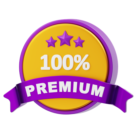 Insignia premium  3D Icon