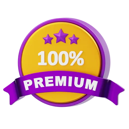 Insignia premium  3D Icon