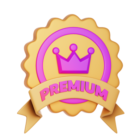 Insignia premium  3D Icon