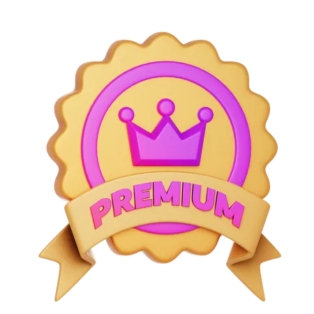 Insignia premium  3D Icon