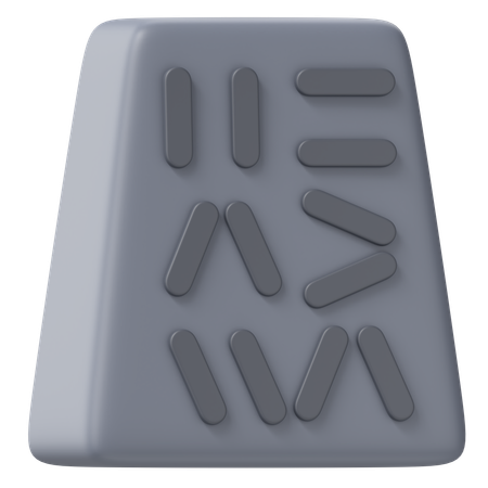 Inskripsi  3D Icon