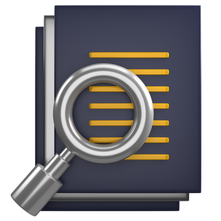 Inspect File  3D Icon
