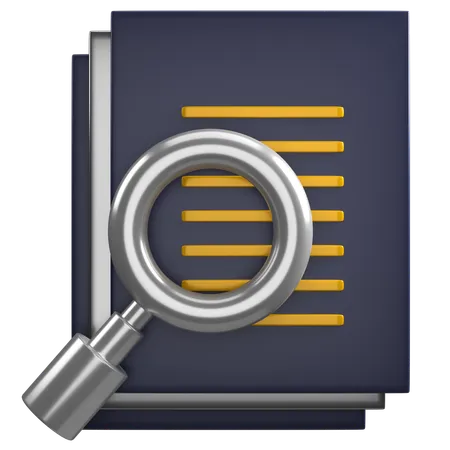 Inspect File  3D Icon