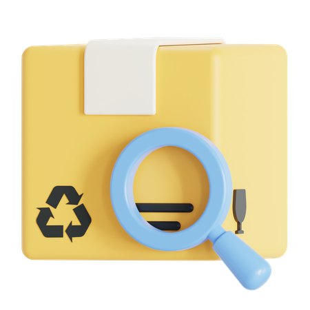 Inspect package  3D Icon