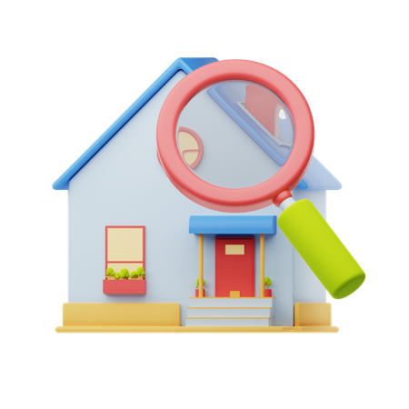 Inspection de la maison  3D Icon