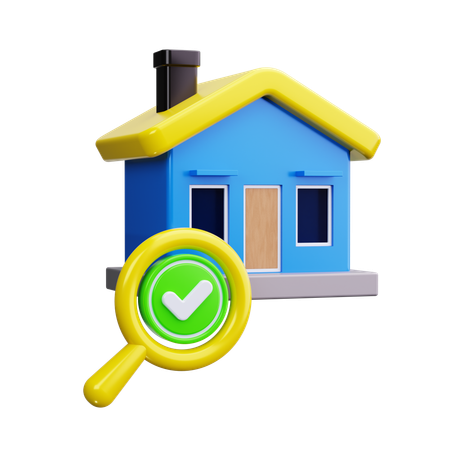 Inspection de la maison  3D Icon