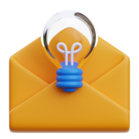 E-mail de inspiração  3D Icon