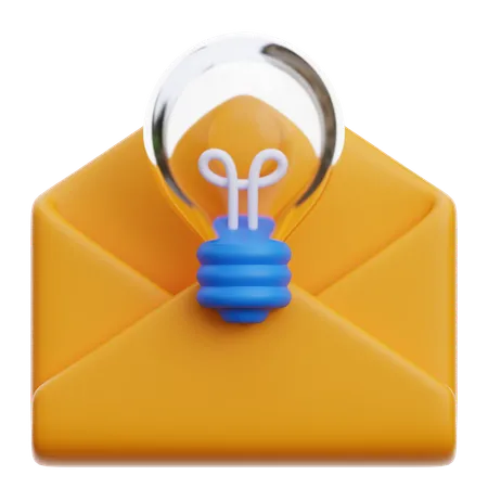 E-mail de inspiração  3D Icon