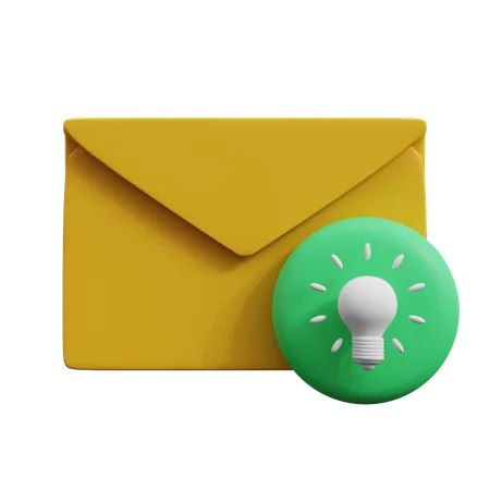 E-mail de inspiração  3D Icon